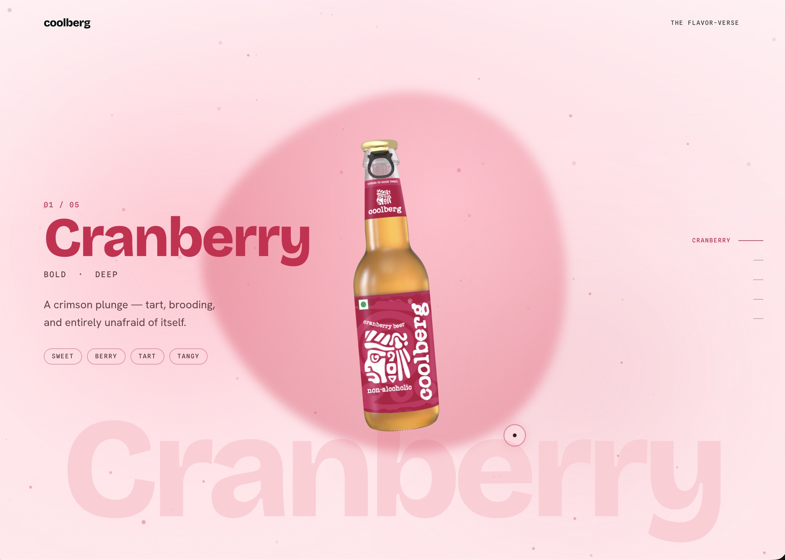 Coolberg Cranberry - product page